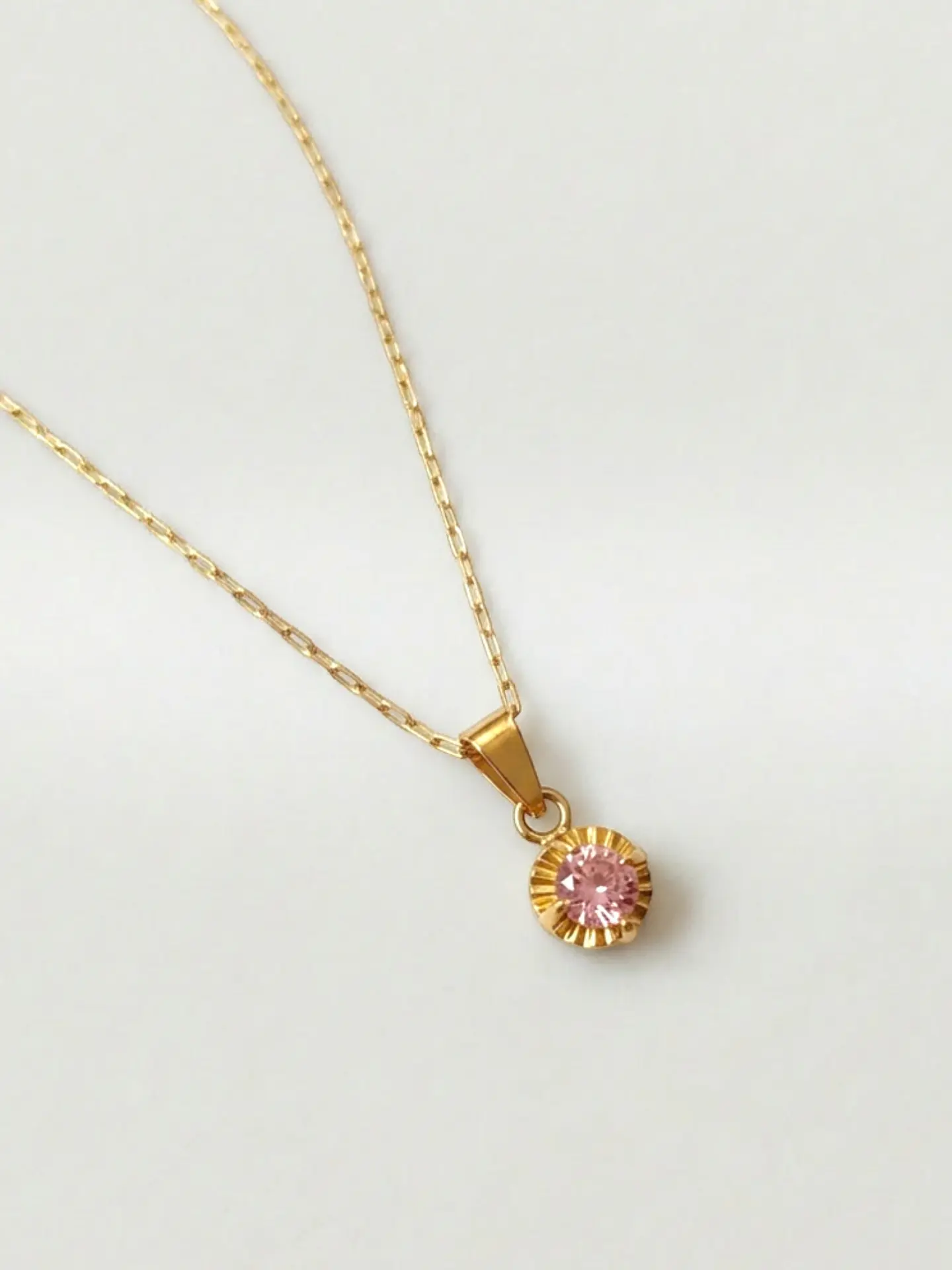 Cadena Gala Rosa de Francia en Chatón Oro 18k 3