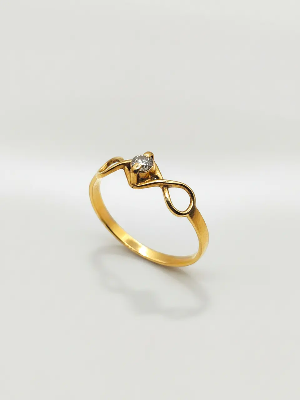 Anillo Promesa Infinita con Circón Oro 18k 3