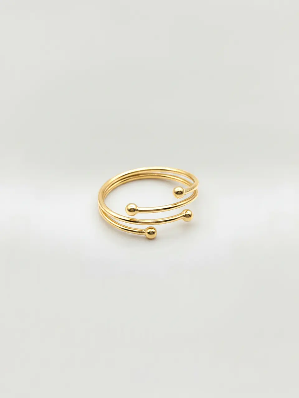 Anillo Enso Armonía Circular Oro 18k 1