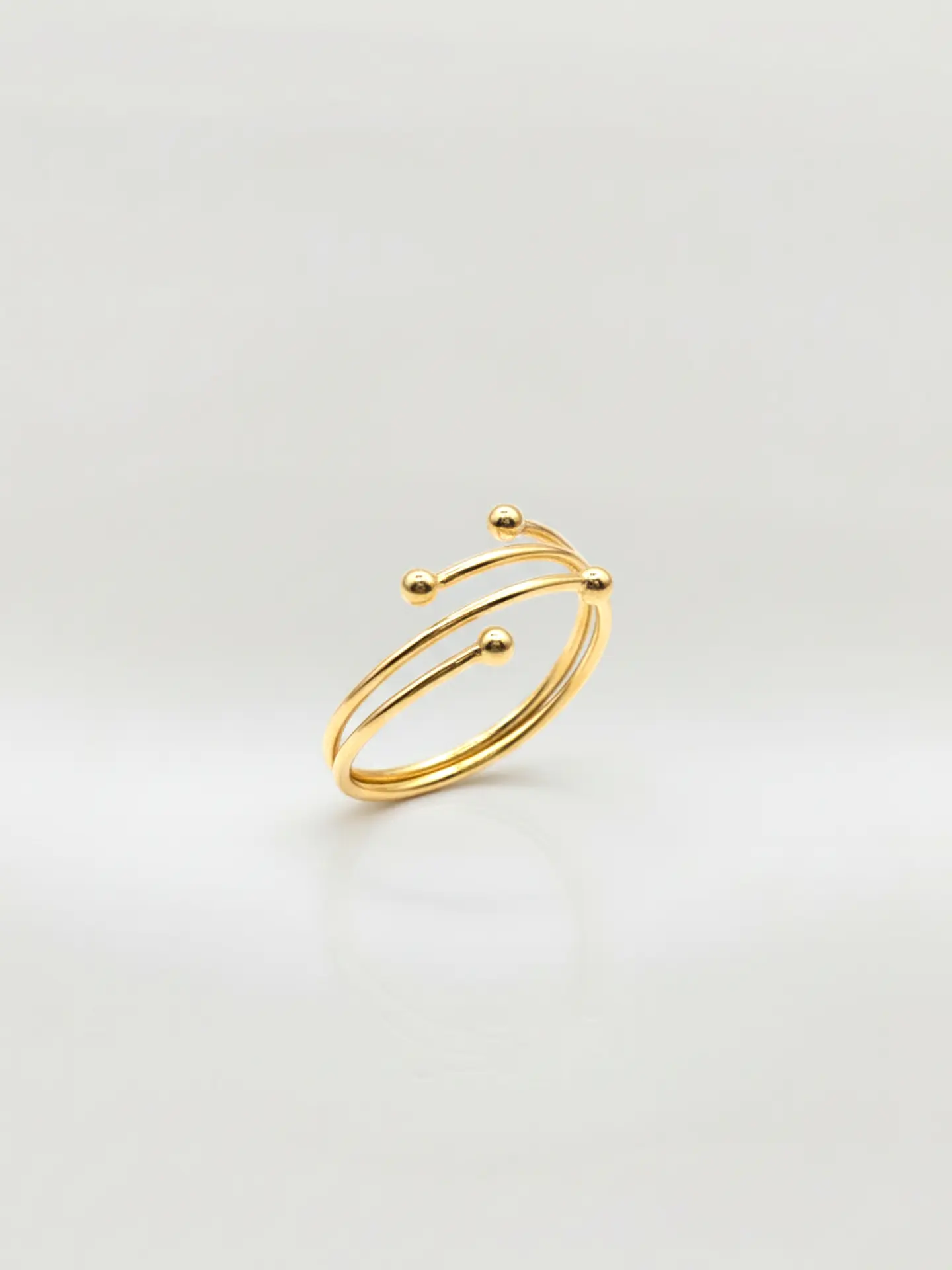 Anillo Enso Armonía Circular Oro 18k 2