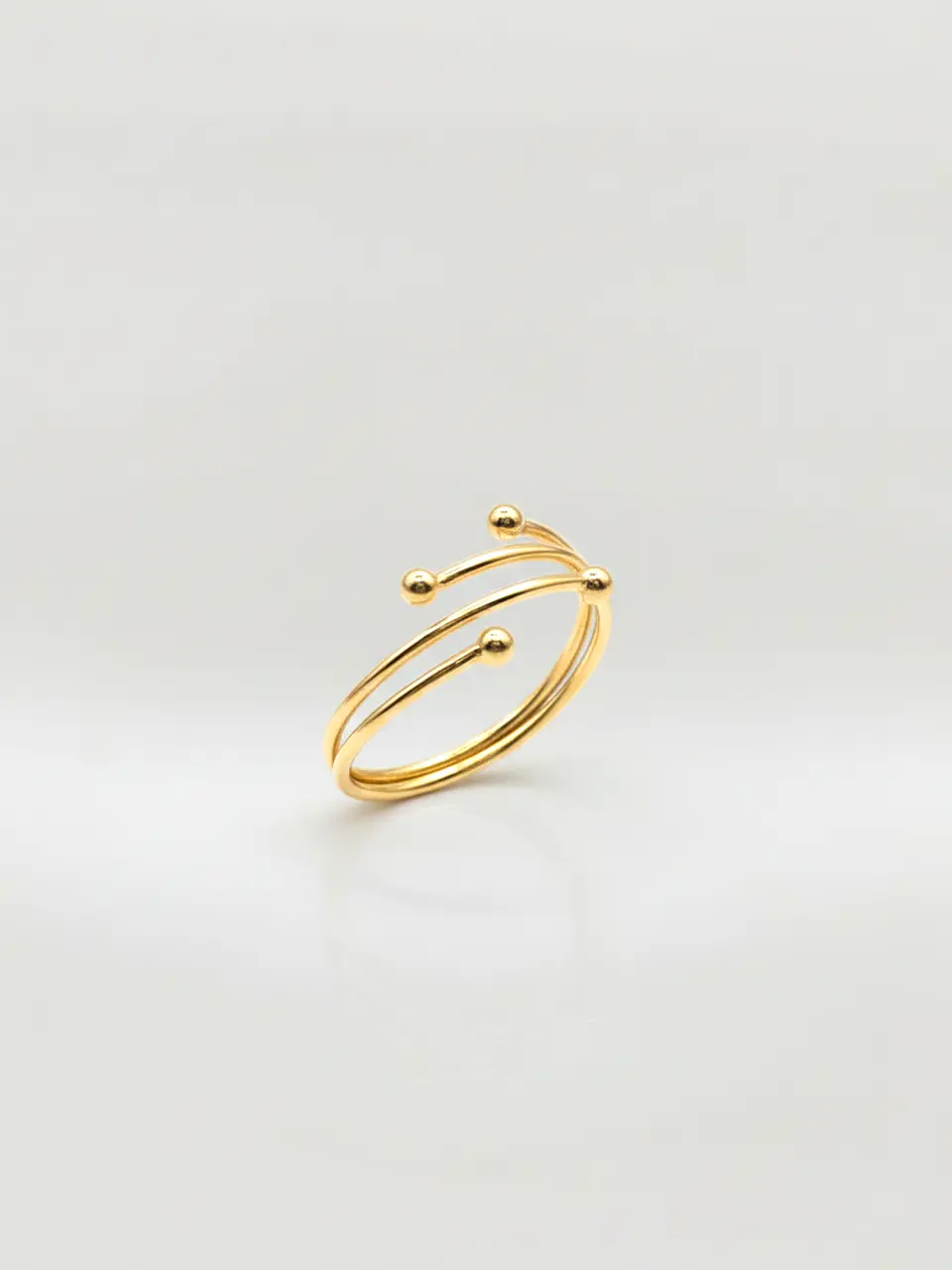 Anillo Enso Armonía Circular Oro 18k 2