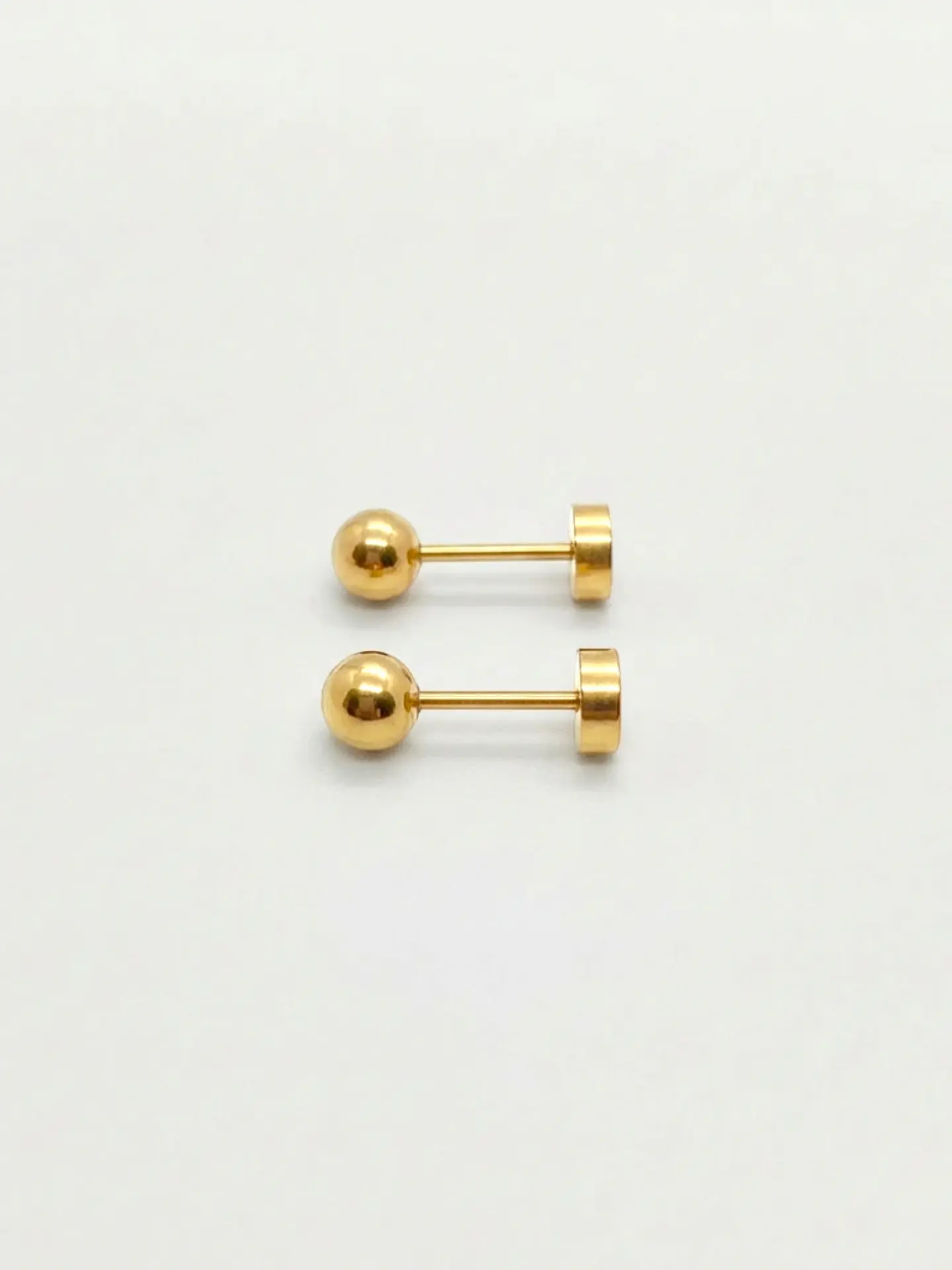 Aros Abridores Esfera Esencial Chico Oro 14k 4