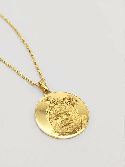 Cadena Legado con Medalla Personalizada Oro 18k