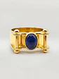 Anillo Reina Charlotte de Zafiro Azul Oro 18k - Miniatura 1