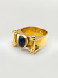 Anillo Reina Charlotte de Zafiro Azul Oro 18k - Miniatura 5