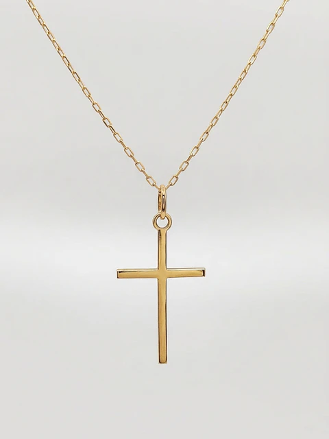 Cadena Devoción Oro con Cruz Oro 18k