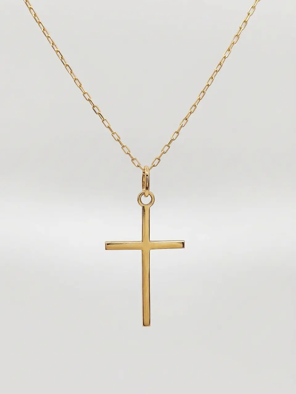 Cadena Devoción Oro con Cruz Oro 18k 1