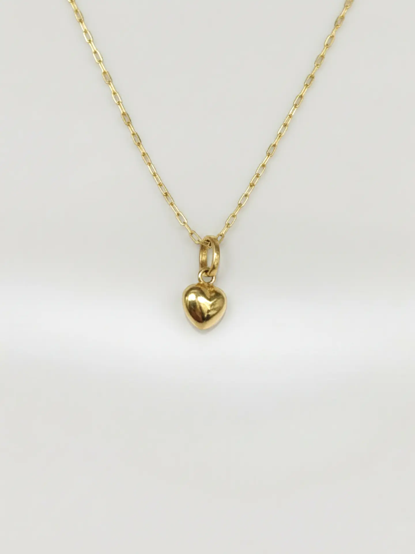 Conjunto Corazón de Amor Eterno Oro 18k 4
