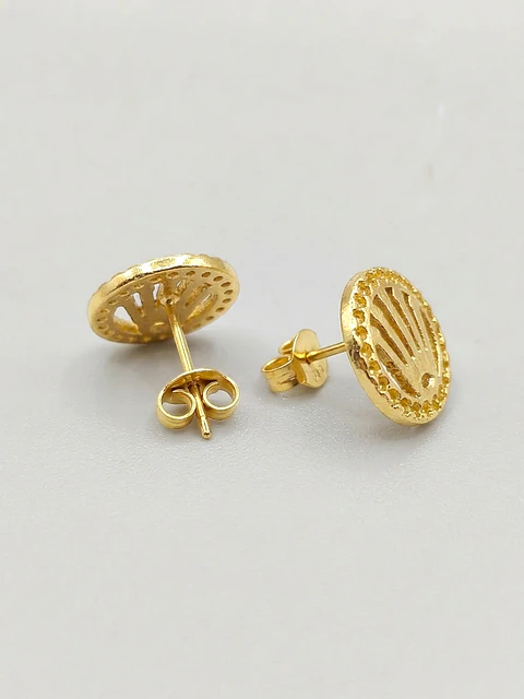 Aros Corona Real Oro 18k
