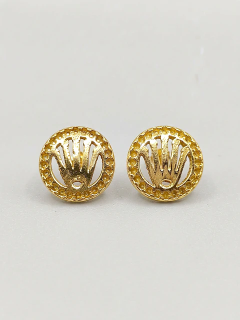 Aros Corona Real Oro 18k