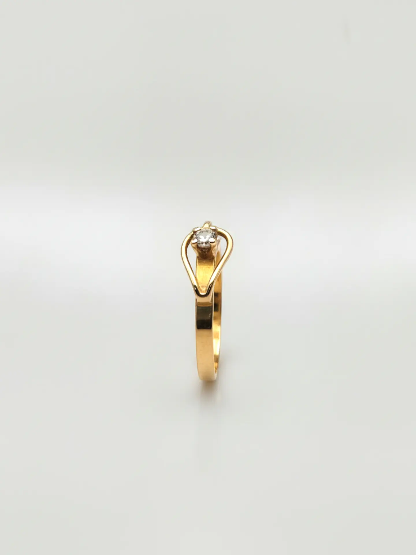 Anillo Juvenil Estilo Cinturón Circón Oro 18k 3