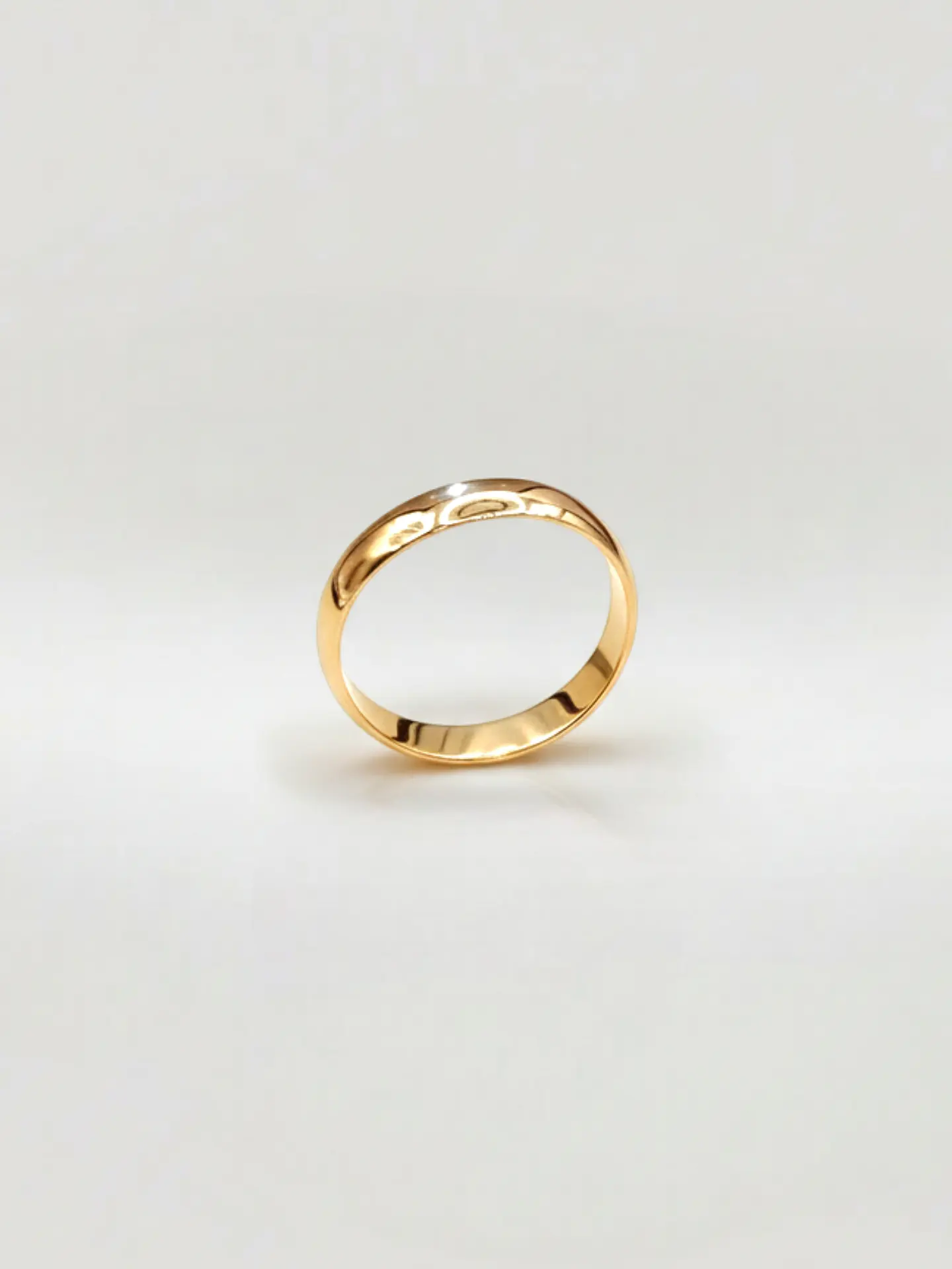 Argolla Individual Tradición Media Caña Oro 18k 1