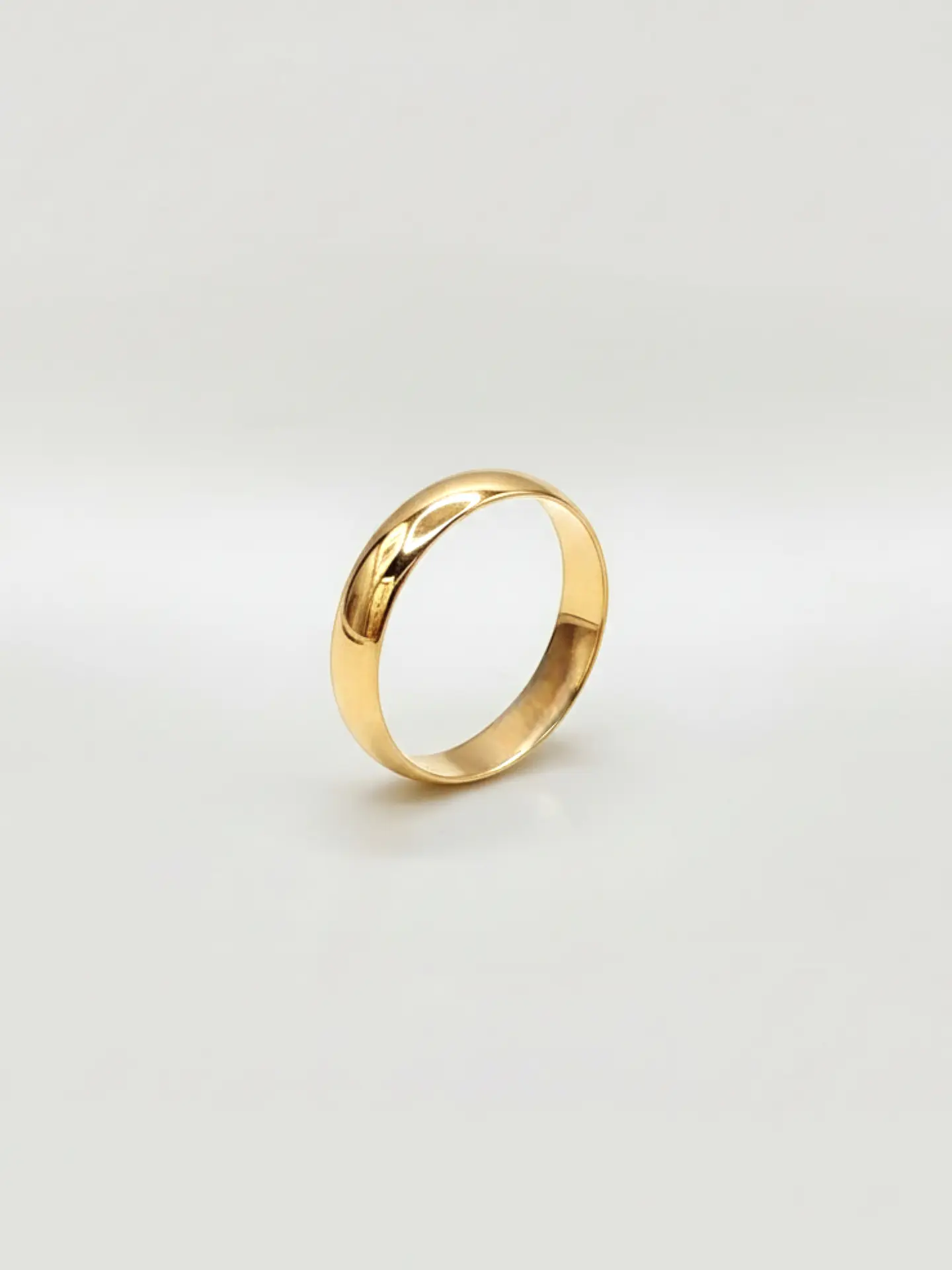 Argolla Individual Tradición Media Caña Oro 18k 2