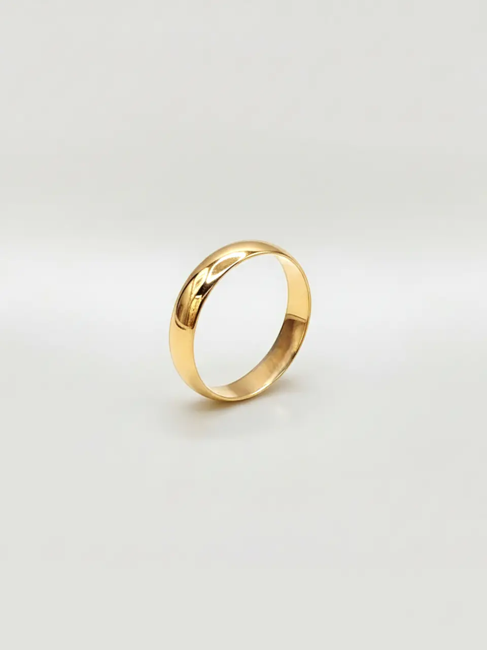 Argolla Individual Tradición Media Caña Oro 18k 2