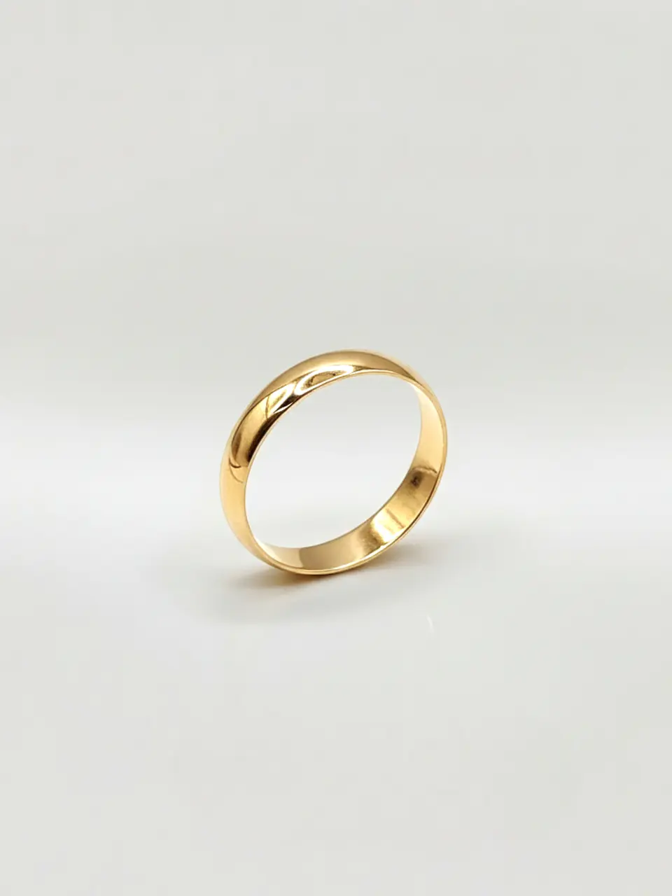 Argolla Individual Tradición Media Caña Oro 18k 3