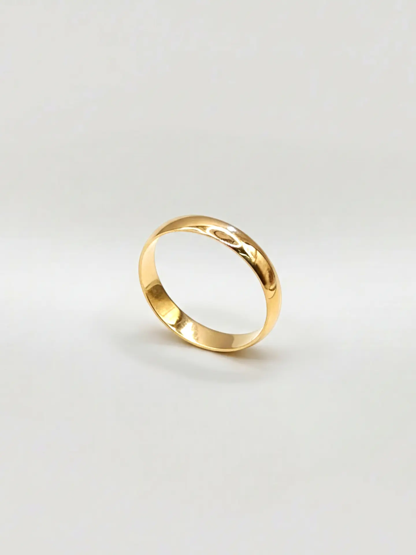 Argolla Individual Tradición Media Caña Oro 18k 4