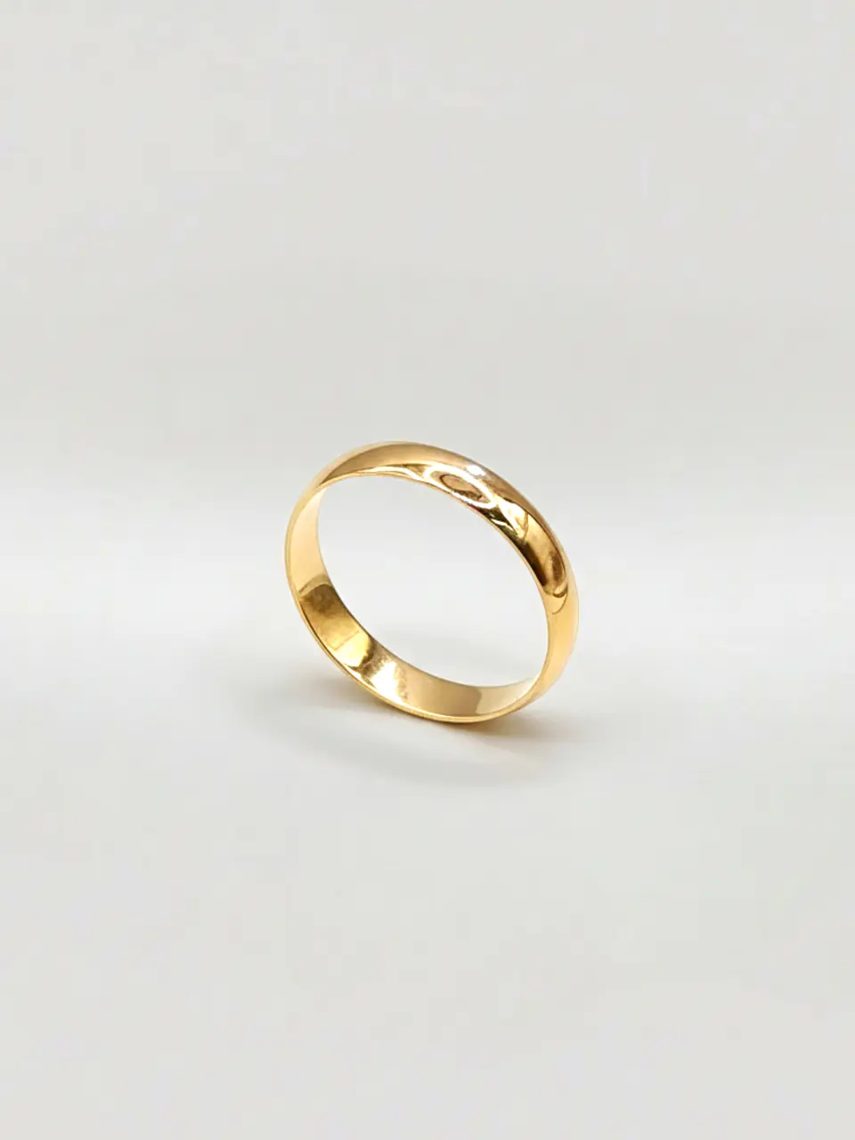 Argolla Individual Tradición Media Caña Oro 18k 4