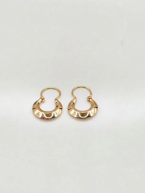 Aros Bote Tradición Argentina Oro 18k