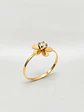 Anillo Flor de Mayo con Circón Oro 18k - Miniatura 3