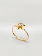 Anillo Flor de Mayo con Circón Oro 18k - Miniatura 1