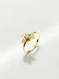 Anillo Flor de Mayo con Circón Oro 18k - Miniatura 4