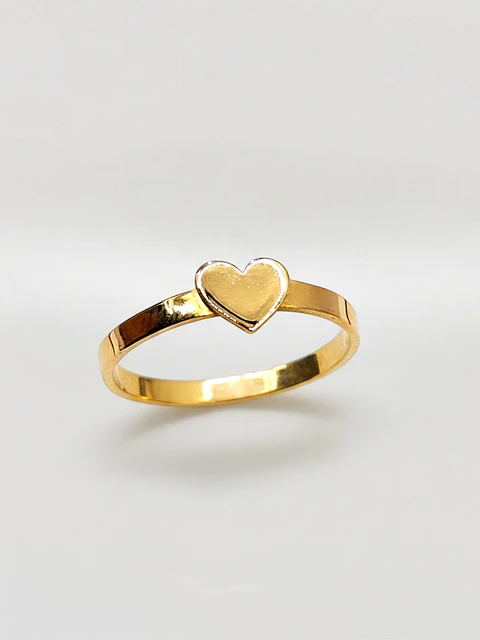 Anillo Corazón de Amor Delicado Oro 18k