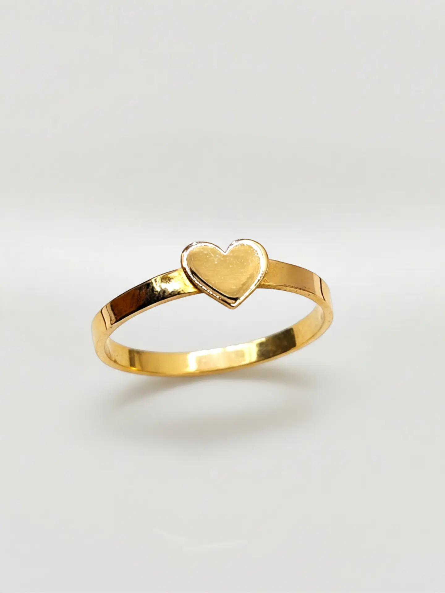 Anillo Corazón de Amor Delicado Oro 18k 2