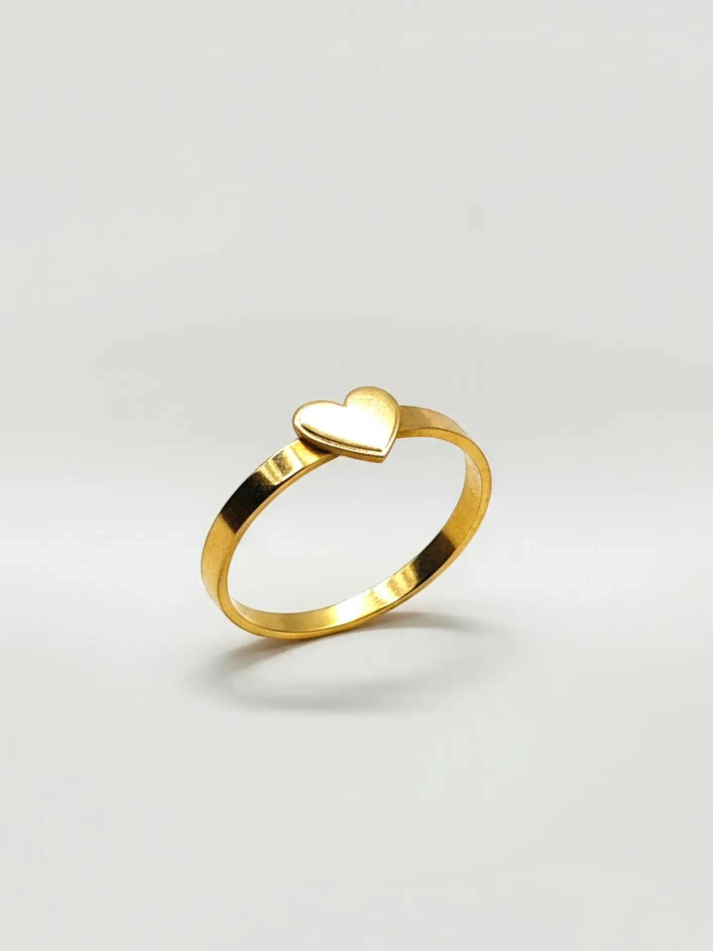 Anillo Corazón de Amor Delicado Oro 18k 3