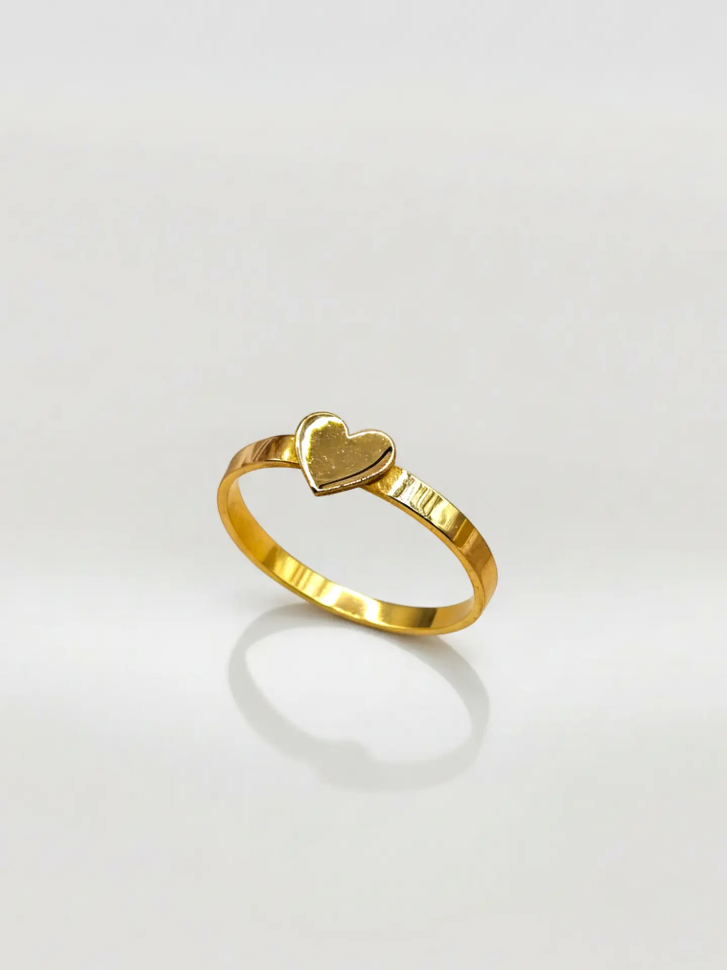 Anillo Corazón de Amor Delicado Oro 18k 4