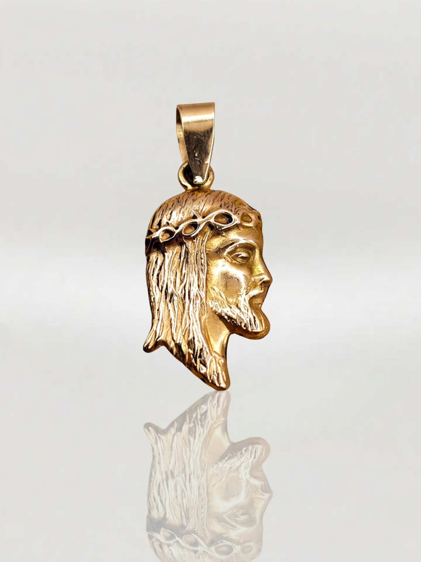 Colgante Cristo Fe Oro 18k 1