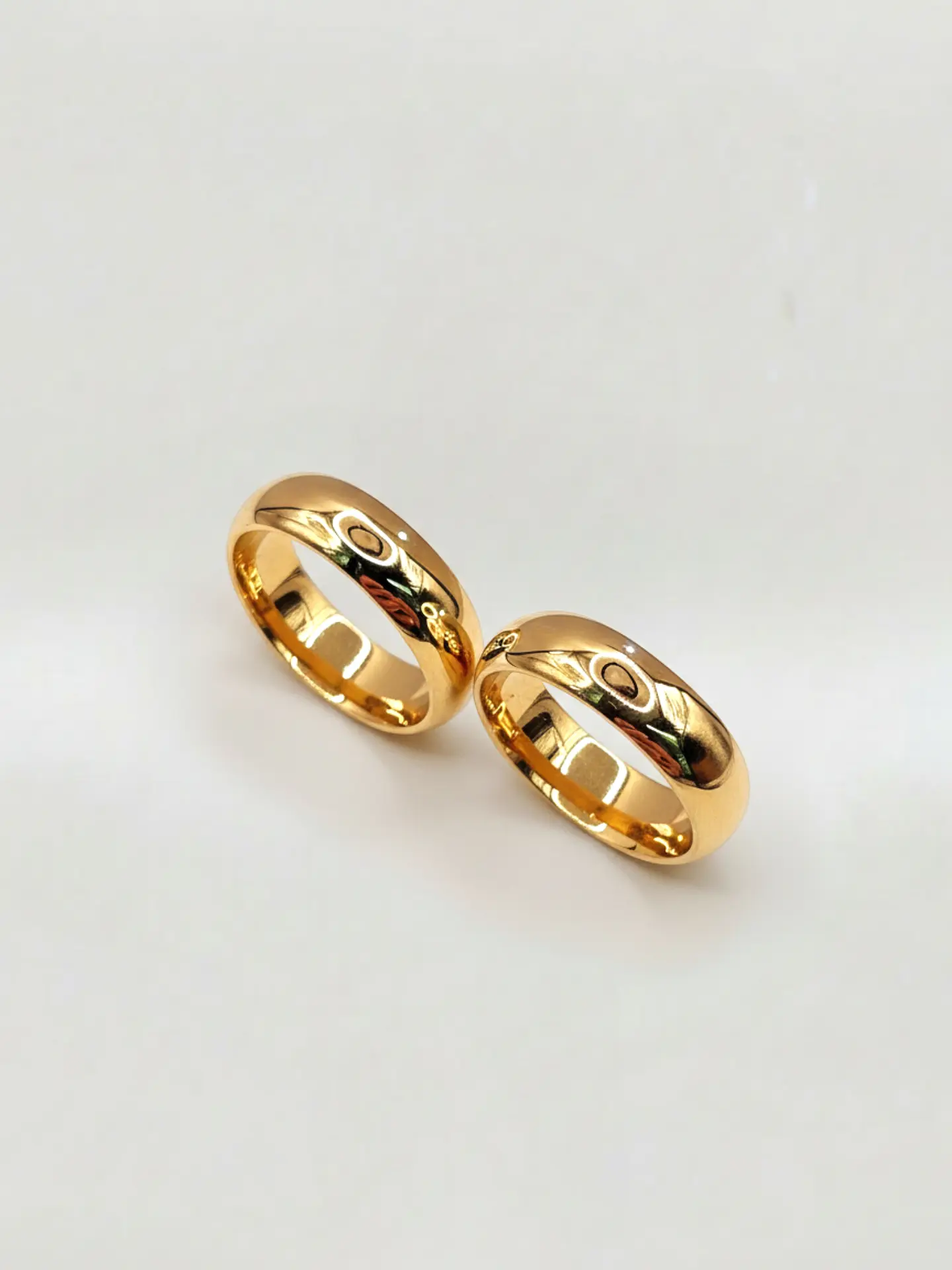 Argollas Nupciales Inglés Imperial 6 mm Oro 18k 4