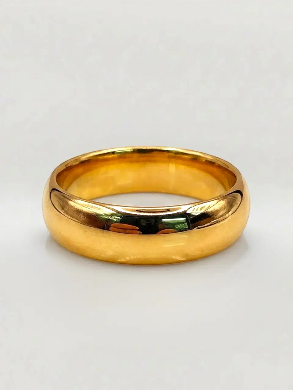 Argolla Individual Nupcial Inglés Mediano Oro 18k 1