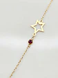 Pulsera Estrella Rubí Fulgor Oro 18k - Miniatura 1