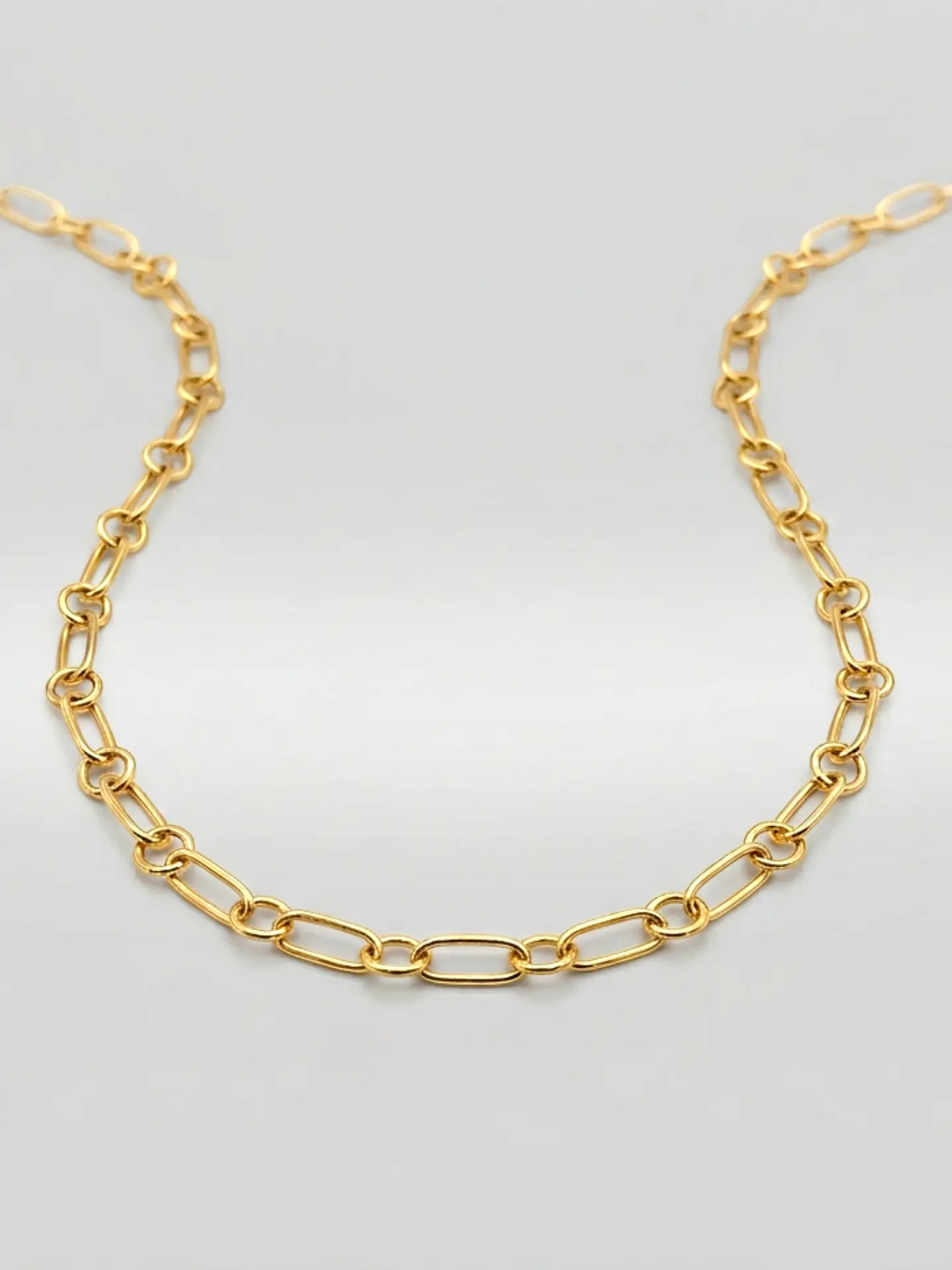 Cadena Eslabones de Diseño Oro 18k 2