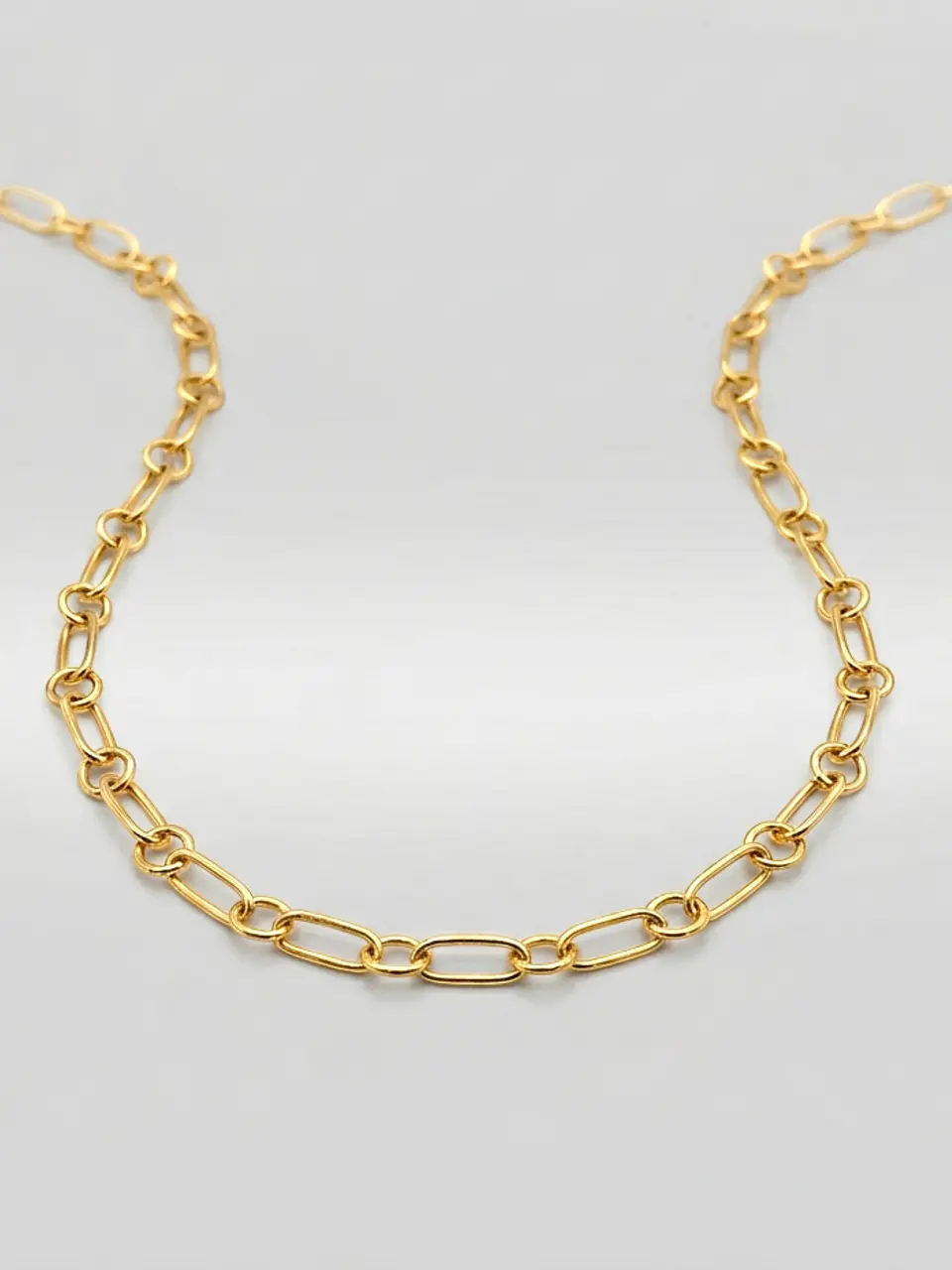 Cadena Eslabones de Diseño Oro 18k 2