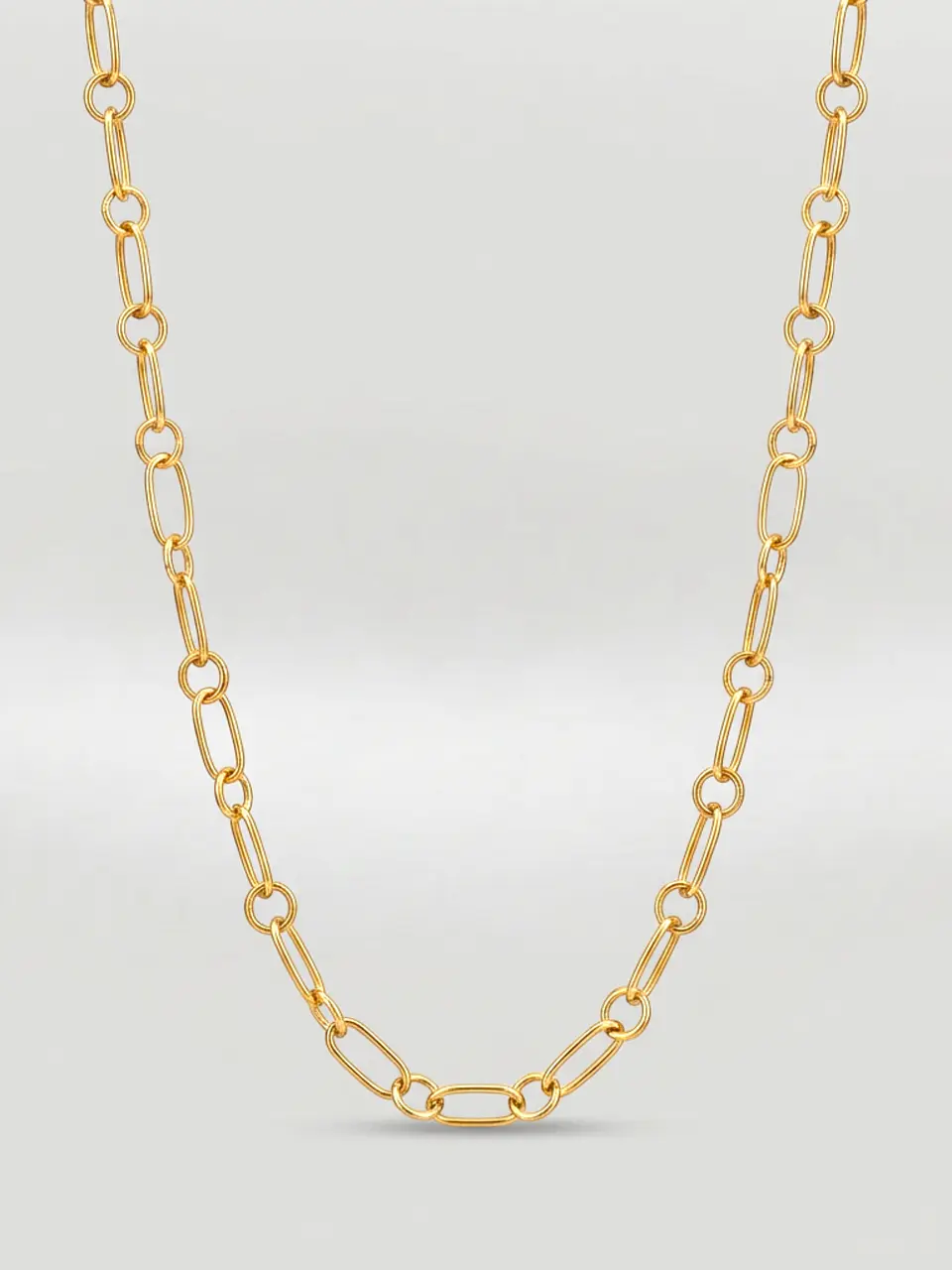 Cadena Eslabones de Diseño Oro 18k 3