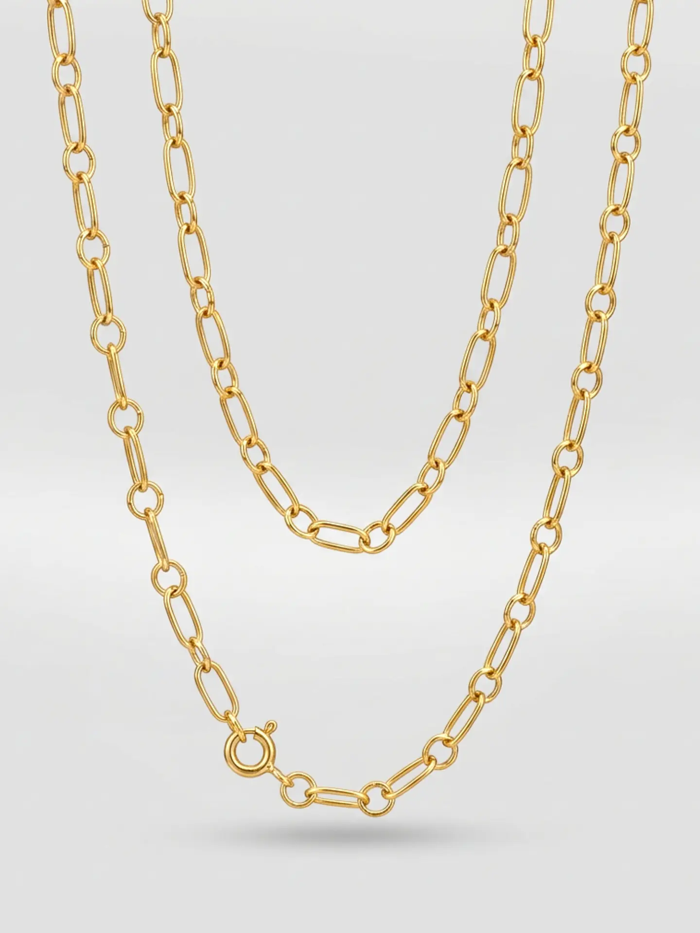 Cadena Eslabones de Diseño Oro 18k 1