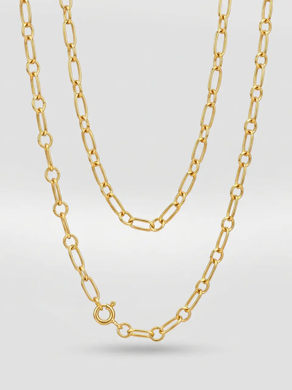 Cadena Eslabones de Diseño Oro 18k 1