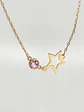 Pulsera Estrella Rosa de Francia Fulgor Oro 18k - Miniatura 2