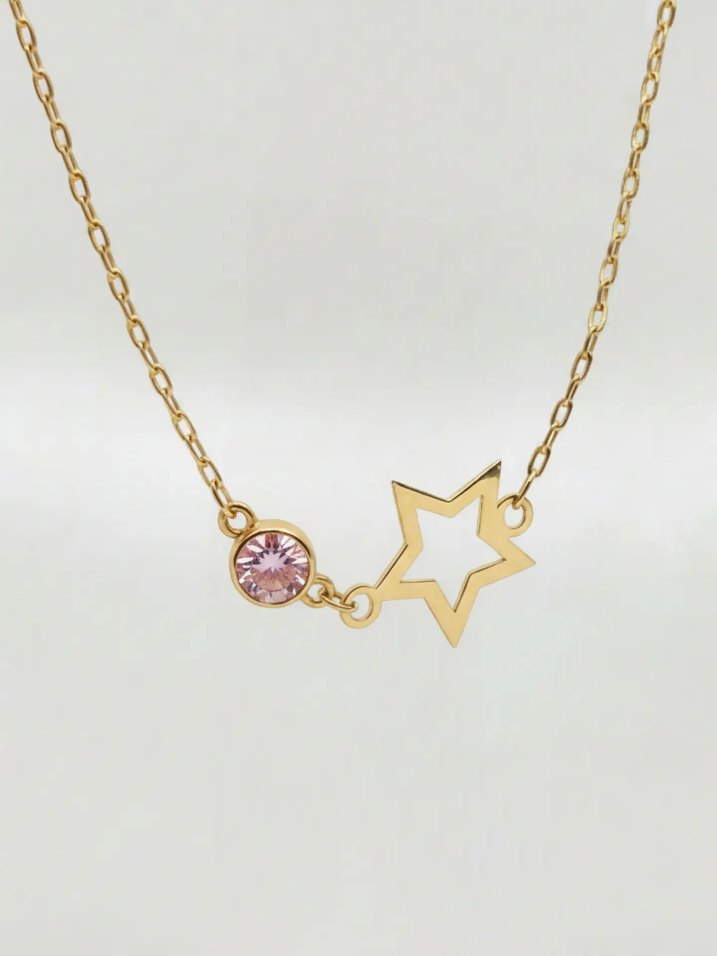 Pulsera Estrella Rosa de Francia Fulgor Oro 18k 5