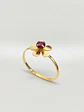 Anillo Flor de Mayo de Rubí Oro 18k - Miniatura 4