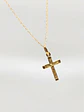 Cadena Fe Sagrada con Cristo Oro 18k - Miniatura 2