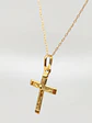 Cadena Fe Sagrada con Cristo Oro 18k - Miniatura 3