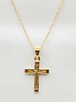 Cadena Fe Sagrada con Cristo Oro 18k - Miniatura 1