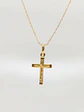 Cadena Fe Sagrada con Cristo Oro 18k - Miniatura 4