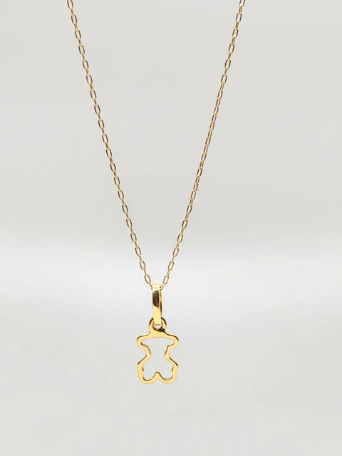 Cadena Ternura con Osito Oro 18k