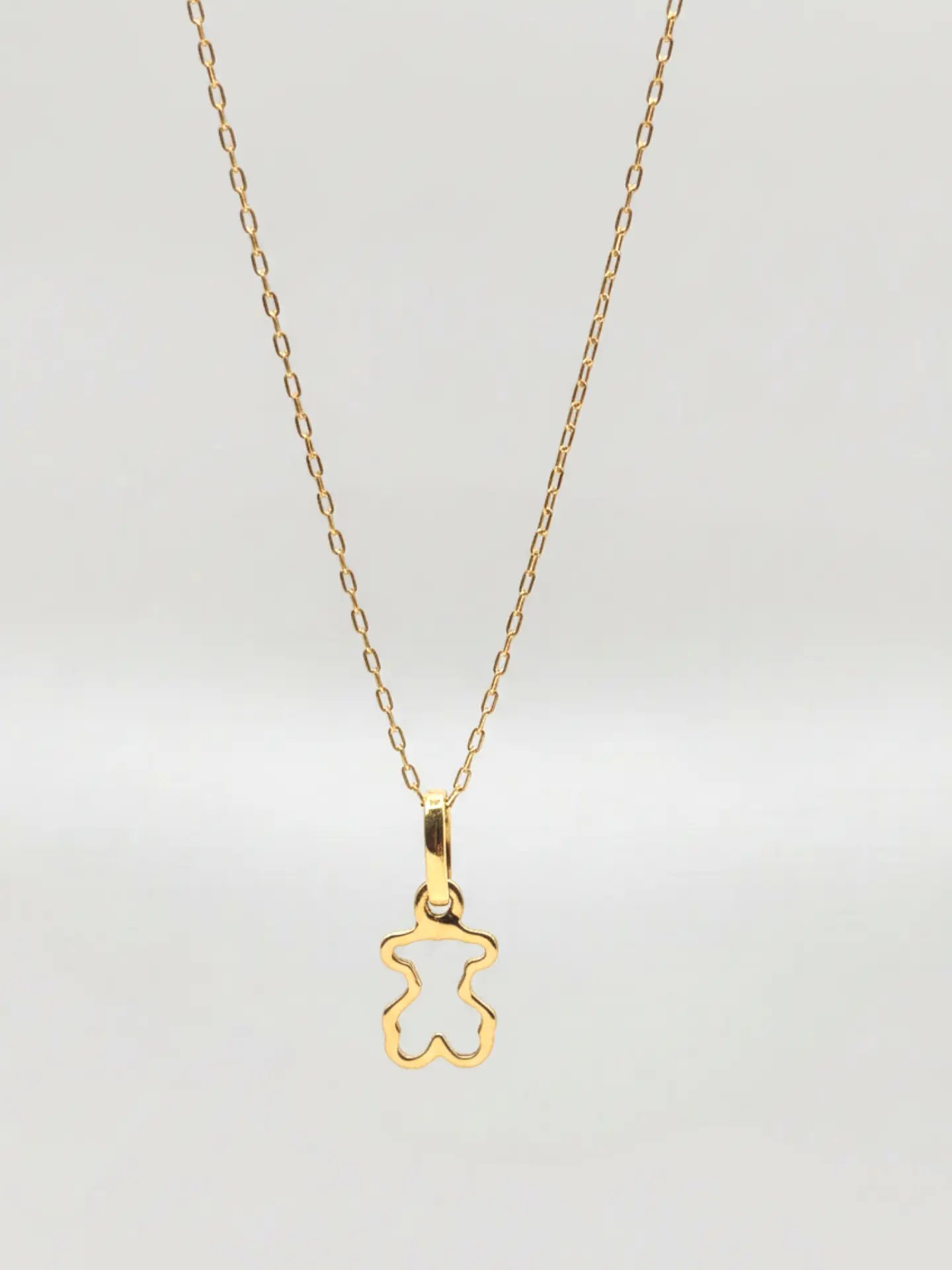 Cadena Ternura con Osito Oro 18k 1