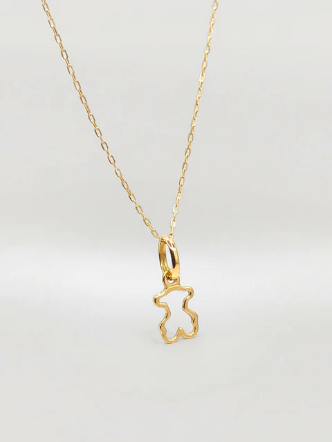 Cadena Ternura con Osito Oro 18k