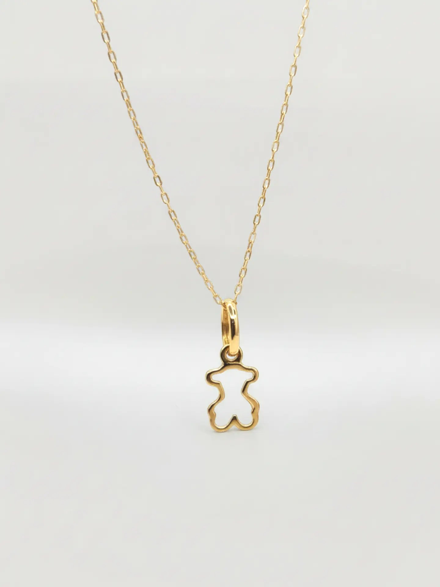 Cadena Ternura con Osito Oro 18k 1