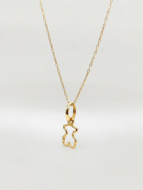 Cadena Ternura con Osito Oro 18k